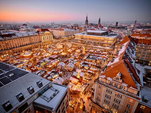 Striezelmarkt Dresden Foto © Michael Bader