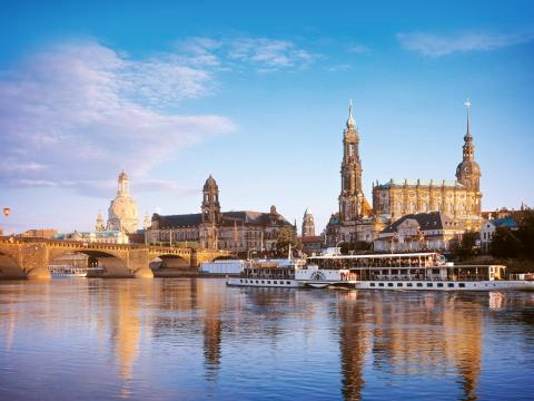 Dresden Blick auf die Frauenkirche Foto © DMG