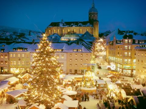 Annaberger Weihnachtsmarkt Foto © Erzgebirgstourismus