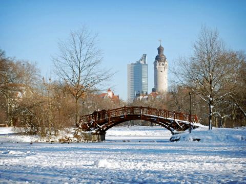 Leipzig im Winter Foto © LTM / A. Schmidt