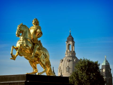 Goldener Reiter Dresden Foto © Frank Exss