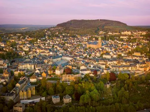 Blick auf die Stadt Annaberg Foto © TVE Photoron