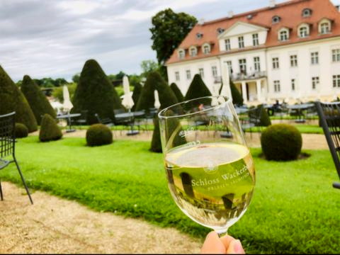 Wein auf Schloss Wackerbarth Foto © Sachsen Incoming