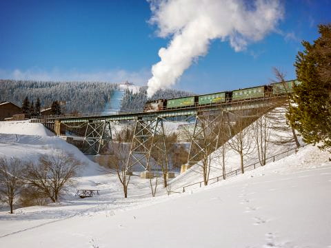 Fichtelbergbahn Foto © Sandra Lindner