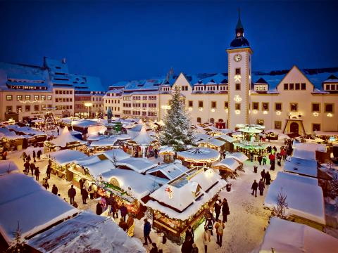 Freiberger Weihnachtsmarkt Foto © Ralf Menzel