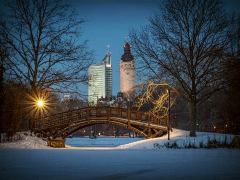 Leipzig im Winter Foto © Adobe Stock