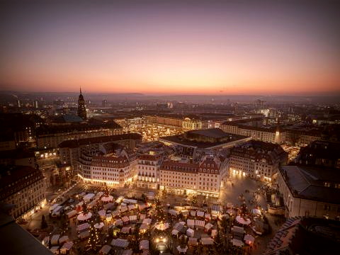 Dresden von oben Foto © Sebastian Weingart