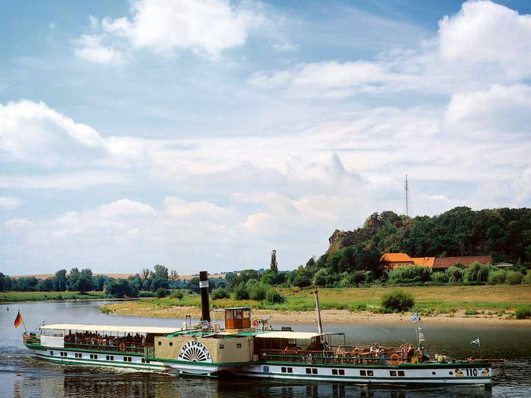 Schifffahrt auf der Elbe Foto © Sächsische Dampfschiffahrts